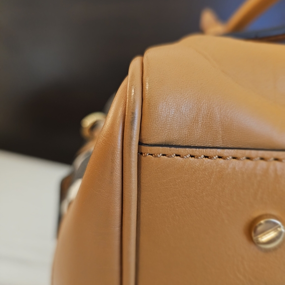 Tory Burch Leopard Print Bag in Tan and Black - Picture 8 of 14